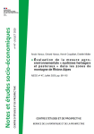 Évaluation de la mesure agro-environnementale « systèmes herbagers et pastoraux » dans les zones de montagne de Rhône-Alpes