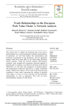 Trade relationships in the european pork value chain : a network analysis