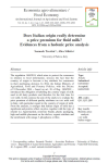 Does Italian origin really determine a price premium for fluid milk? Evidences from a hedonic price analysis