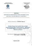 Etude d’impact du transfert des produits phytosanitaires dans l’environnement : application du modèle PEARL sur le bassin versant de la Gimone en France