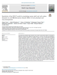 Sensitivity of the DSSAT model in simulating maize yield and soil carbon dynamics in arid Mediterranean climate: effect of soil, genotype and crop management