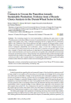Contracts to govern the transition towards sustainable production: evidence from a discrete choice analysis in the durum wheat sector in Italy