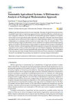Sustainable agricultural systems: a bibliometrics analysis of ecological modernization approach