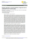 Precision agriculture in oil palm plantations: diagnostic tools for sustainable N and K nutrient supply