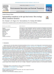 Sustainability transitions in the agri-food sector: how ecology affects transition dynamics