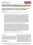 L’agriculture tunisienne face à la Covid-19 : impacts de la crise sanitaire et perspectives pour une agriculture résiliente