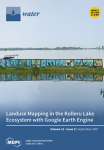 Water, vol. 12, n. 9 - September 2020 - Landuse mapping in the Kolleru lake ecosystem with Google earth engine