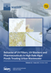 Water, vol. 12, n. 10 - October 2020 - Behavior of UV filters, UV blockers and pharmaceuticals in high rate algal ponds treating urban wastewater