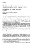 The disproportionate burden on women in the agricultural sector in North Africa1