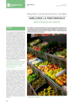 Analyser l’offre en fruits et légumes - Améliorer la performance des points de vente