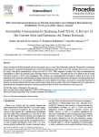 Sustainable consumption by reducing food waste: a review of the current state and directions for future research