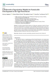 Collaborative organization models for sustainable development in the agri-food sector