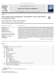 Green supply chain management: scientometric review and analysis of empirical research
