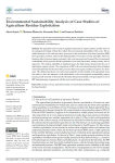 Environmental sustainability analysis of case studies of agriculture residue exploitation