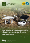 Agronomy, vol. 11, n. 4 - April 2021 - High-resolution drone-acquired RGB imagery to estimate spatial grape quality variability 