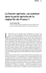 Le foncier agricole : un commun dans le pacte agricole de la région Île-de-France ?