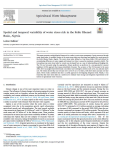 Spatial and temporal variability of water stress risk in the Kebir Rhumel Basin, Algeria