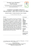 Consumers’ perception of Prosecco wine packaging: a pilot study in Padua and Milan