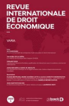 Revue internationale de droit économique, vol. 34, n. 3 - Juillet 2020