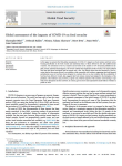 Global assessment of the impacts of COVID-19 on food security