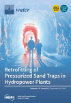 Water, vol. 13, n. 18 - September 2021 - Retrofitting of pressurized sand traps in hydropower plants 