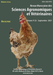Revue marocaine des sciences agronomiques et vétérinaires, vol. 9, n. 3 - Septembre 2021 - Spécial Aviculture