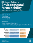 Current Opinion in Environmental Sustainability, vol. 51 - August 2021