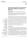 Exploring household food dynamics during the COVID-19 pandemic in Morocco