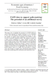 FADN data to support policymaking: the potential of an additional survey