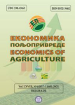 Economics of agriculture, vol. 68, n. 4 - December 2021