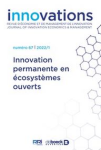 Innovations, n. 67 - Janvier 2022 - Innovation permanente en écosystèmes ouverts