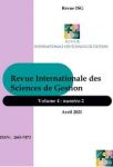 Revue Internationale des Sciences de Gestion, vol. 4, n. 2 - Avril 2021