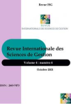 Revue Internationale des Sciences de Gestion, vol. 4, n. 4 - Octobre 2021