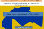 Espace géographique & société marocaine, n. 59 - Avril 2022 - Spécial : études maghrébines III