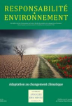 Annales des mines - Responsabilité et environnement, n. 106 - Avril 2022 - Adaptation au changement climatique