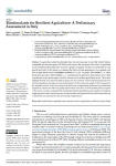 Biostimulants for resilient agriculture: a preliminary assessment in Italy