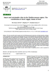 Smart and sustainable cities in the mediterranean region: the contribution of short supply chains of food