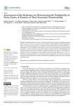 Assessment of the relations for determining the profitability of dairy farms, a premise of their economic sustainability