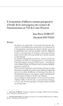 L’écosystème d’affaires comme perspective d’étude de la convergence des acteurs de l’œnotourisme en Val de Loire (France)