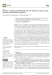 Healthy and sustainable food: a cross-cultural study among spanish and italian consumers