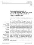 Assessing the aftermath of COVID-19 outbreak in the agro-food system: an exploratory study of experts' perspectives