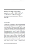 Vers la définition des projets agricoles en ville : METH-EXPAU®, un itinéraire méthodologique