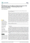 Food-related consumer behavior endorsing european food chain sustainability — A marketing study on the romanian consumer