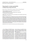 Measuring the economic sustainability of Italian farms using FADN data