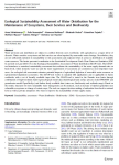 Ecological sustainability assessment of water distribution for the maintenance of ecosystems, their services and biodiversity