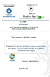 Evaluating the impact of climate change on agriculture and farmer’s decision-making using bioeconomic models in Luxor, Egypt