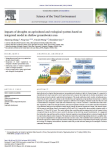 Impacts of droughts on agricultural and ecological systems based on integrated model in shallow groundwater area