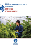 CIHEAM, women empowerment & gender equality working group, 2020-2022 activity report