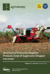 Agronomy, vol. 12, n. 10 - October 2022 - Structure of extractor negative pressure zone of sugarcane chopper harvester