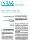 Quelle aide forfaitaire pour les petites fermes françaises ?
